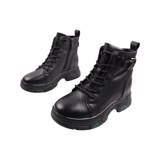 Черевики жіночі Melanda чорні натуральна шкіра 137-23DHS