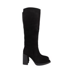 Сапоги женские Farinni черные натуральная замша