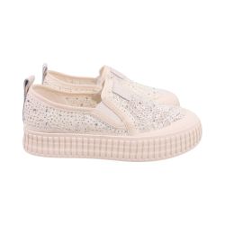 Туфлі жіночі K.Lasiya молочні текстиль