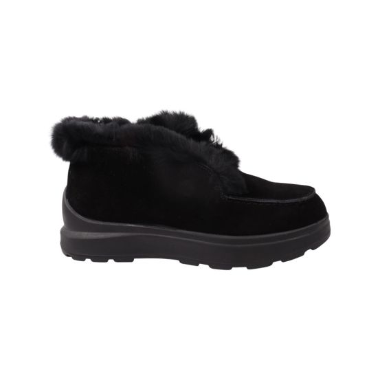 Уги жіночі UGG чорні натуральна замша 257-22ZU