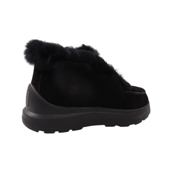 Уги жіночі UGG чорні натуральна замша 257-22ZU