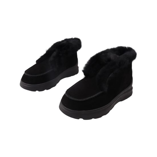 Уги жіночі UGG чорні натуральна замша 257-22ZU
