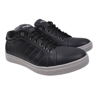 Черевики комфорт чоловічі Maxus Shoes натуральна шкіра, колір чорний
