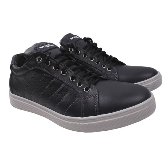 Черевики комфорт чоловічі Maxus Shoes натуральна шкіра, колір чорний 40-20DTC
