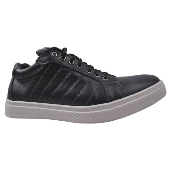 Черевики комфорт чоловічі Maxus Shoes натуральна шкіра, колір чорний 40-20DTC