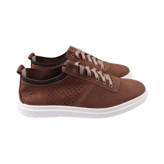 Кеди чоловічі Maxus shoes коричневі натуральний нубук 148-24LTSP
