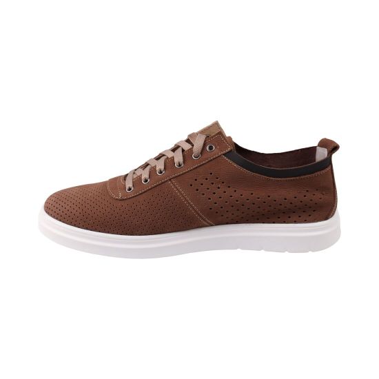 Кеди чоловічі Maxus shoes коричневі натуральний нубук 148-24LTSP