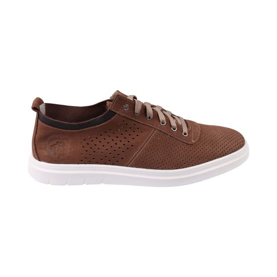 Кеди чоловічі Maxus shoes коричневі натуральний нубук 148-24LTSP