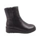 Ботинки женские Carvelle черные натуральная кожа 37-25ZHC