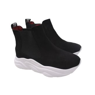 Кросівки жіночі Maxus Shoes Натуральна замша, колір чорний