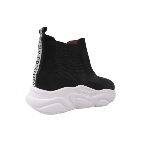 Кросівки жіночі Maxus Shoes Натуральна замша, колір чорний 43-20DHS