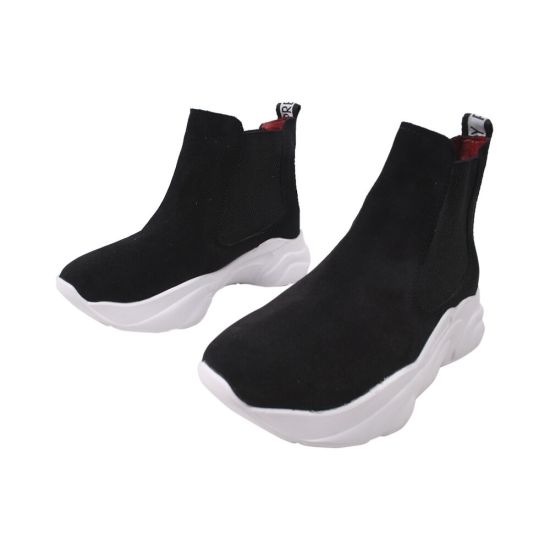 Кросівки жіночі Maxus Shoes Натуральна замша, колір чорний 43-20DHS