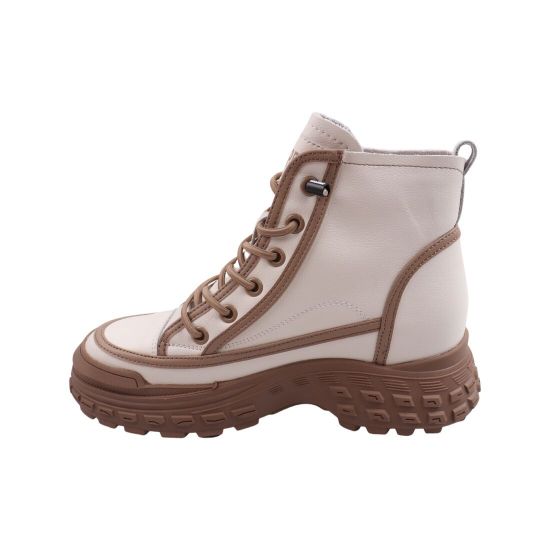 Черевики жіночі Li Fexpert молочні натуральна шкіра 1196-23DHS