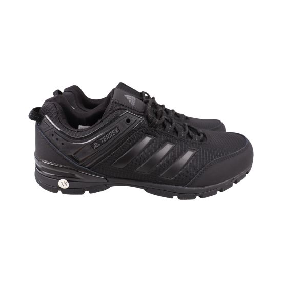 Кросівки чоловічі Adidas чорні текстиль 189-26DK
