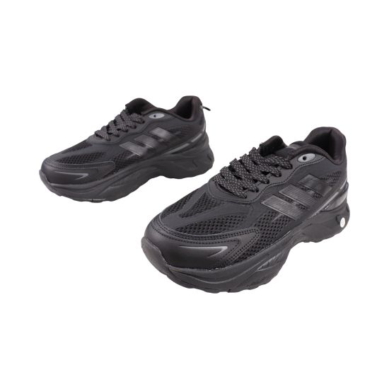 Кросівки чоловічі Adidas чорні текстиль 190-26DK