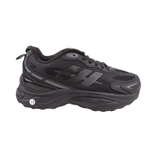 Кросівки чоловічі Adidas чорні текстиль 190-26DK