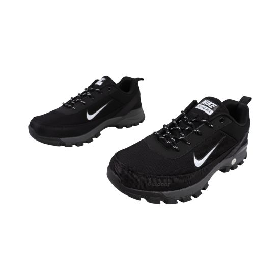 Кросівки чоловічі Nike чорні текстиль 188-26DK