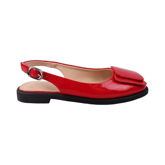 Туфлі жіночі Farinni червоні натуральна лакована шкіра 904-25LTC