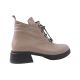 Черевики на низькому ходу жіночі Guero натуральна шкіра, колір візон 379-20DHC