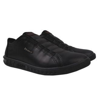 Туфлі комфорт чоловічі Maxus Shoes натуральна шкіра, колір чорний