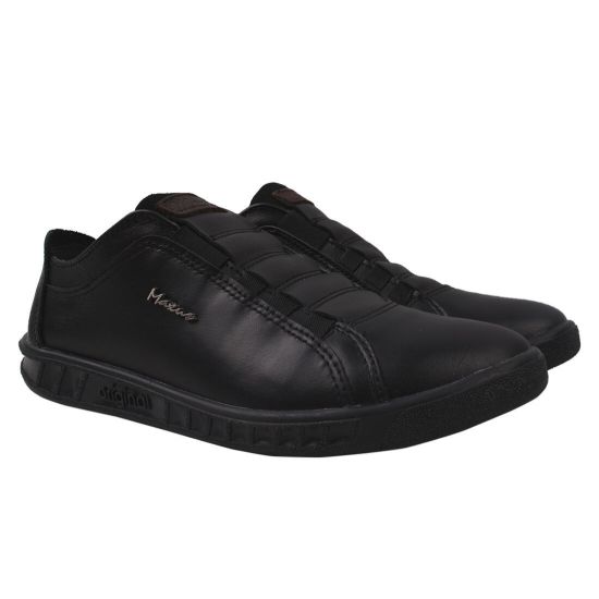 Туфлі комфорт чоловічі Maxus Shoes натуральна шкіра, колір чорний 33-20DTC