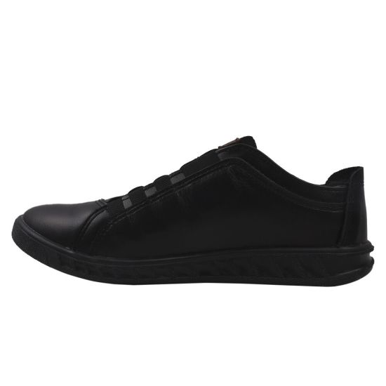 Туфлі комфорт чоловічі Maxus Shoes натуральна шкіра, колір чорний 33-20DTC