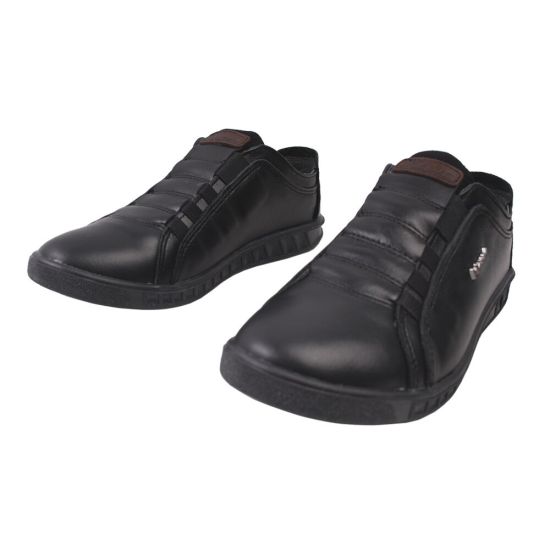 Туфлі комфорт чоловічі Maxus Shoes натуральна шкіра, колір чорний 33-20DTC
