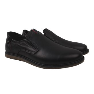 Туфлі  чоловічі Maxus Shoes натуральна шкіра, колір чорний