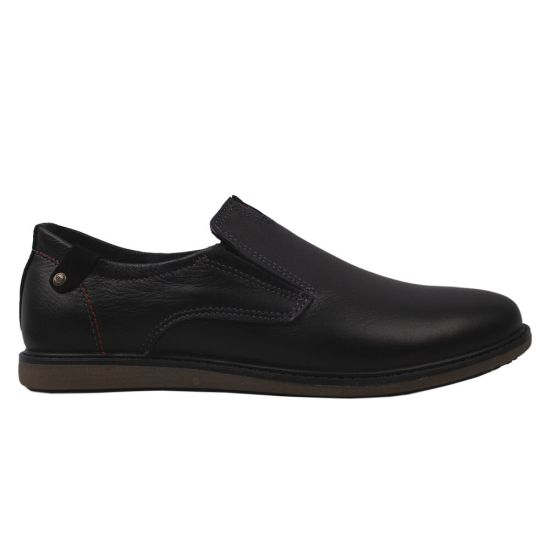 Туфлі  чоловічі Maxus Shoes натуральна шкіра, колір чорний 34-20DTC