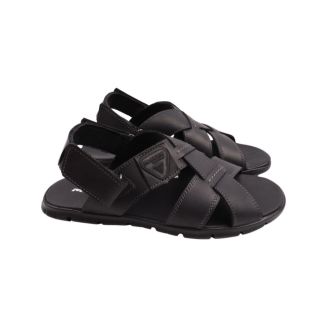 Сандалі чоловічі Maxus shoes чорні натуральна шкіра