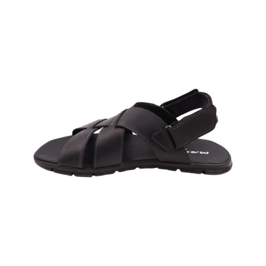 Сандалі чоловічі Maxus shoes чорні натуральна шкіра 106-22LBC