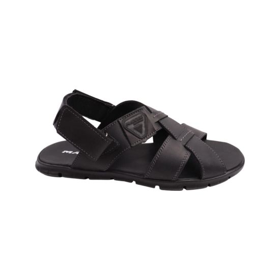 Сандалі чоловічі Maxus shoes чорні натуральна шкіра 106-22LBC