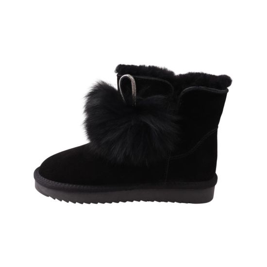 Уги жіночі UGG чорні натуральна замша 288-22ZU