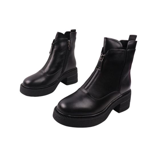 Черевики жіночі Molka чорні натуральна шкіра 256-23ZHC