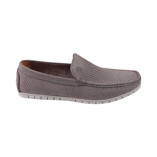 Мокасины мужские Lido Marinozi серые натуральный нубук 341-24/26LTMP