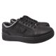 Кеди чоловічі з натуральної шкіри, на низькому ходу, на шнурівці, чорні, Україна Brionis 95-21/22DTC