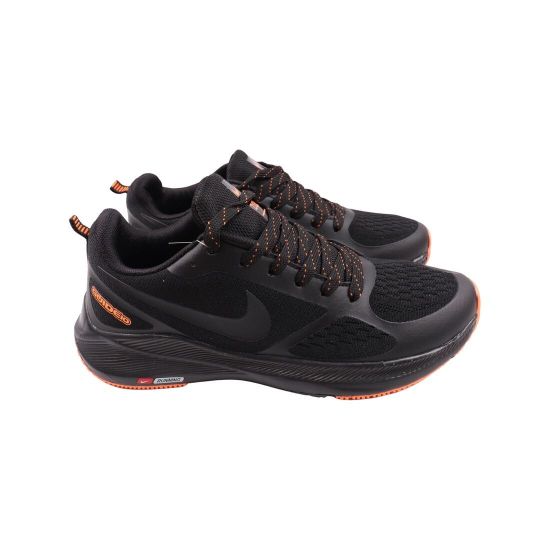 Кросівки чоловічі Nike чорні текстиль 135-23LK