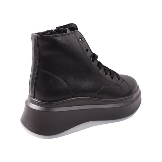 Черевики жіночі Farinni чорні натуральна шкіра 490-23DHS