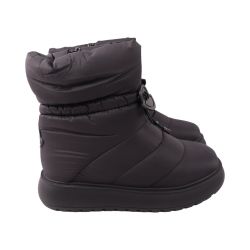 Ботинки женские Meglias  черные балоновые на платформе
