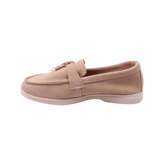 Туфлі жіночі Sorte Lady бежеві натуральна замша 16-22DTC