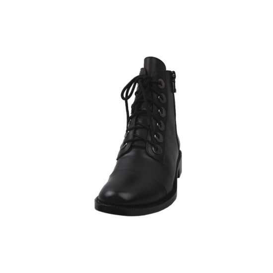 Черевики на низькому ходу жіночі Erisses натуральна шкіра, колір чорний 869-20DHC