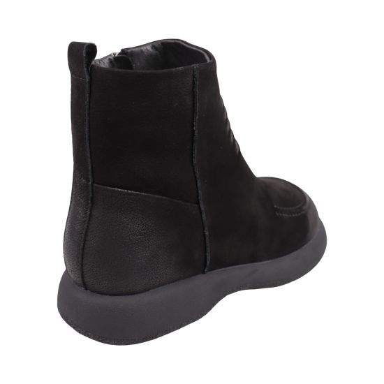 Черевики жіночі Meego Comfort чорні натуральний нубук 184-27ZHC
