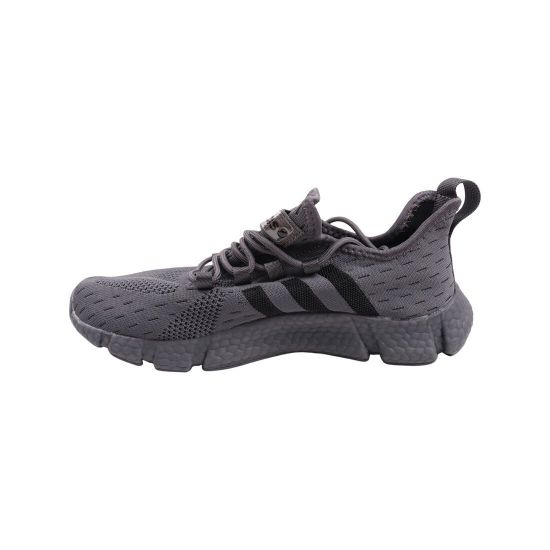 Кросівки чоловічі Adidas сірі текстиль 91-23LK