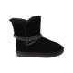 Уги жіночі UGG чорні натуральна замша 291-22ZU