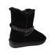Уги жіночі UGG чорні натуральна замша 291-22ZU