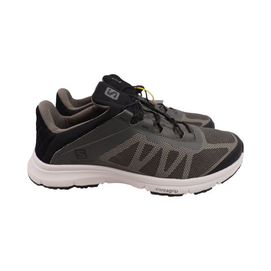 Кроссовки мужские Salomon зеленые текстиль 105-26LK