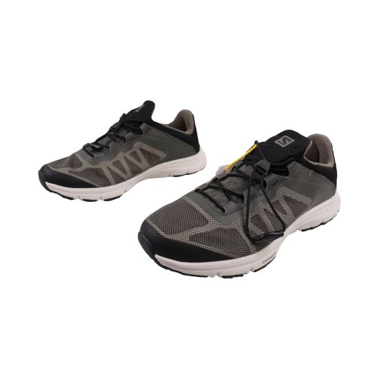 Кроссовки мужские Salomon зеленые текстиль 105-26LK