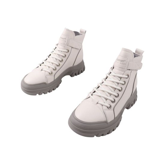 Черевики жіночі Li Fexpert молочні натуральна шкіра 1389-23DHS