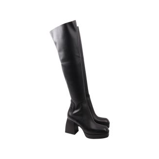 Ботфорти жіночі Lottini чорні натуральна шкіра