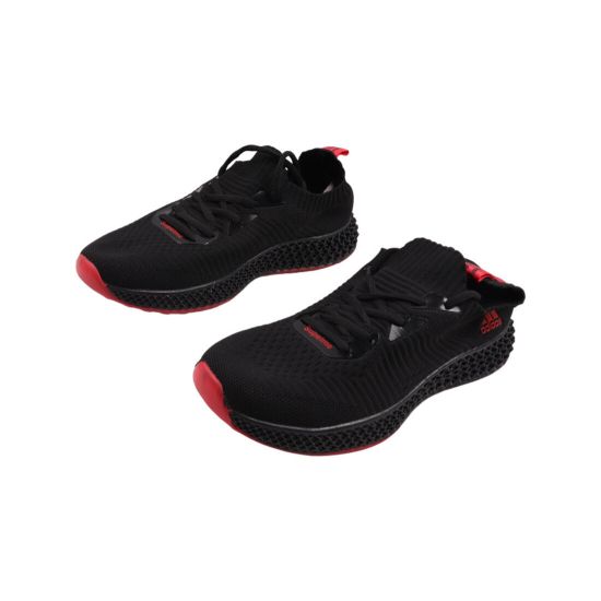Кросівки чоловічі Adidas чорні текстиль 64-22LK